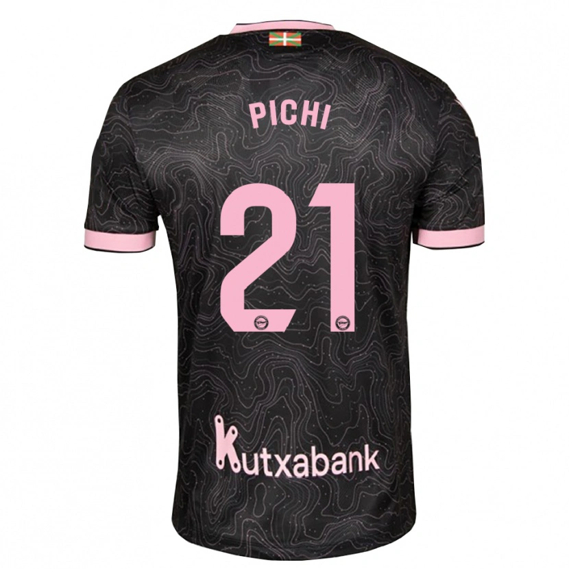 Danxen Män Maria Garcia Pichi #21 Svart Rosa Bortatröja Matchtröjor 2026/27 Tröjor T-Tröja
