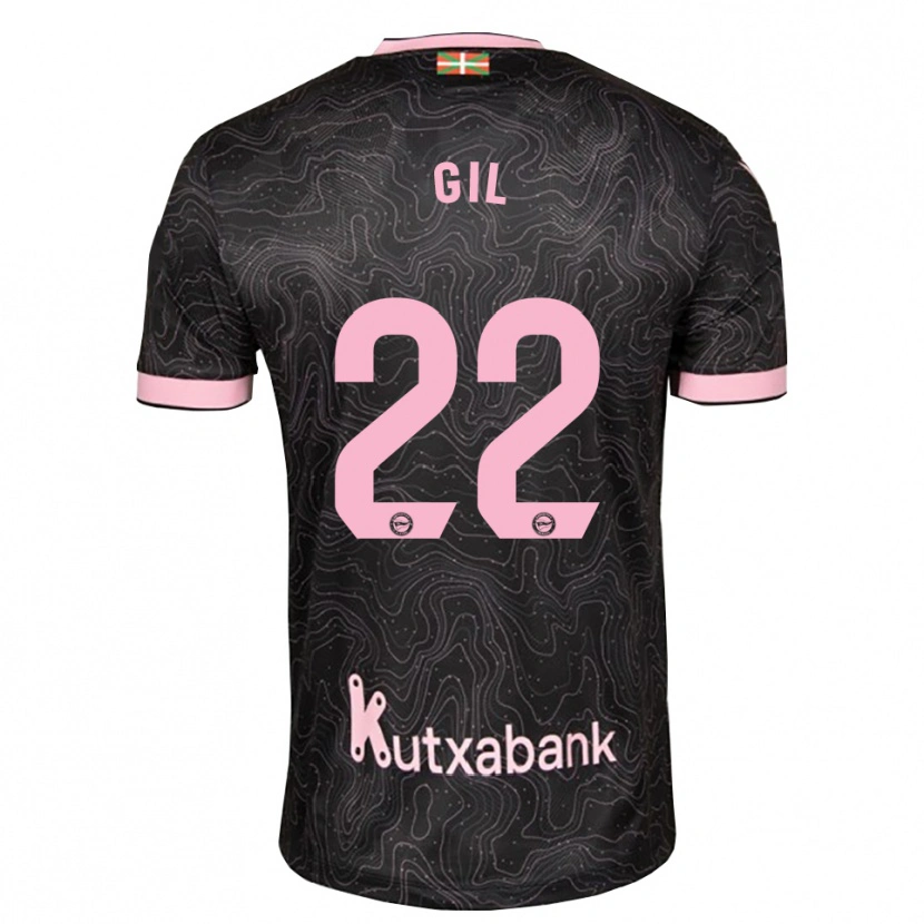 Danxen Män Raquel Gil #22 Svart Rosa Bortatröja Matchtröjor 2026/27 Tröjor T-Tröja