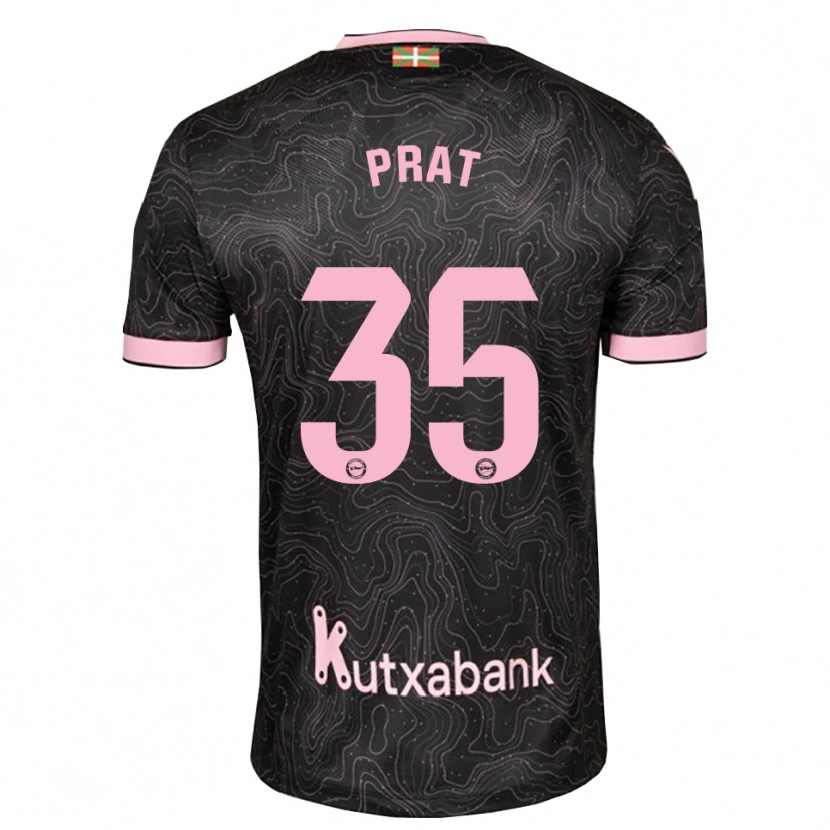 Danxen Män Jaric Prat #35 Svart Rosa Bortatröja Matchtröjor 2026/27 Tröjor T-Tröja