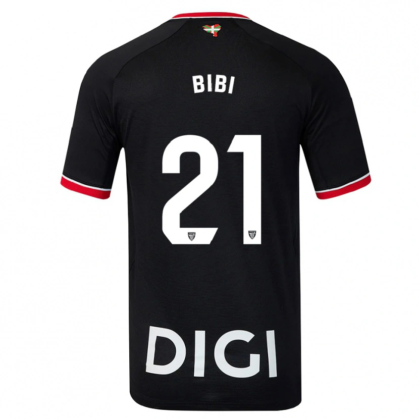 Danxen Män Bibiane Schulze #21 Svart Vit Röd Bortatröja Matchtröjor 2026/27 Tröjor T-Tröja