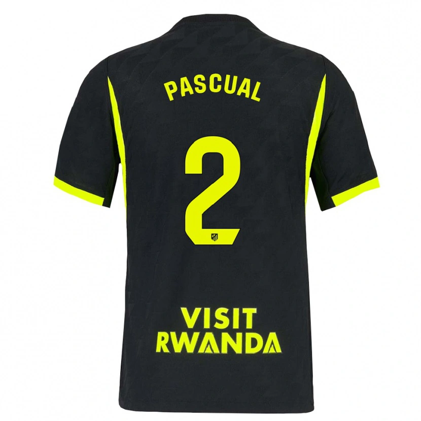 Danxen Män Martin Pascual #2 Ljusgrön Svart Bortatröja Matchtröjor 2026/27 Tröjor T-Tröja