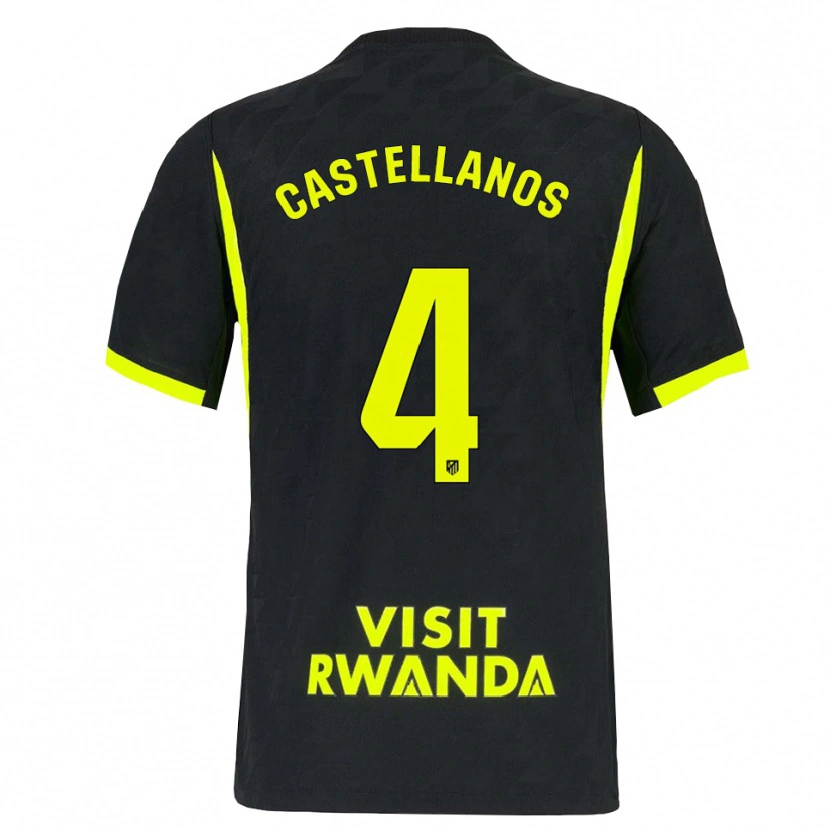 Danxen Män Iván Castellanos #4 Ljusgrön Svart Bortatröja Matchtröjor 2026/27 Tröjor T-Tröja