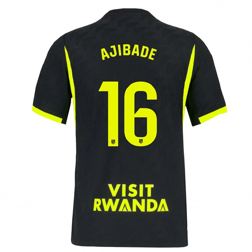Danxen Män Rasheedat Ajibade #16 Ljusgrön Svart Bortatröja Matchtröjor 2026/27 Tröjor T-Tröja
