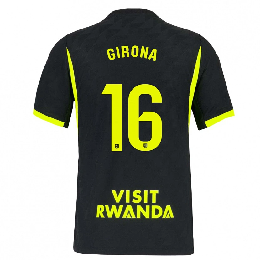 Danxen Män Raúl Girona #16 Ljusgrön Svart Bortatröja Matchtröjor 2026/27 Tröjor T-Tröja
