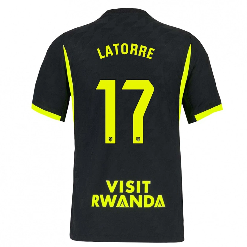 Danxen Män Barbara Latorre #17 Ljusgrön Svart Bortatröja Matchtröjor 2026/27 Tröjor T-Tröja