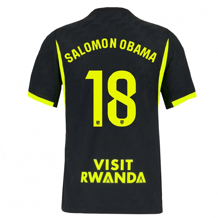 Danxen Män Salomon Obama #18 Ljusgrön Svart Bortatröja Matchtröjor 2026/27 Tröjor T-Tröja