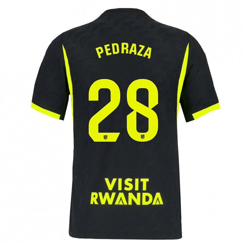 Danxen Män Alfredo Pedraza #28 Ljusgrön Svart Bortatröja Matchtröjor 2026/27 Tröjor T-Tröja