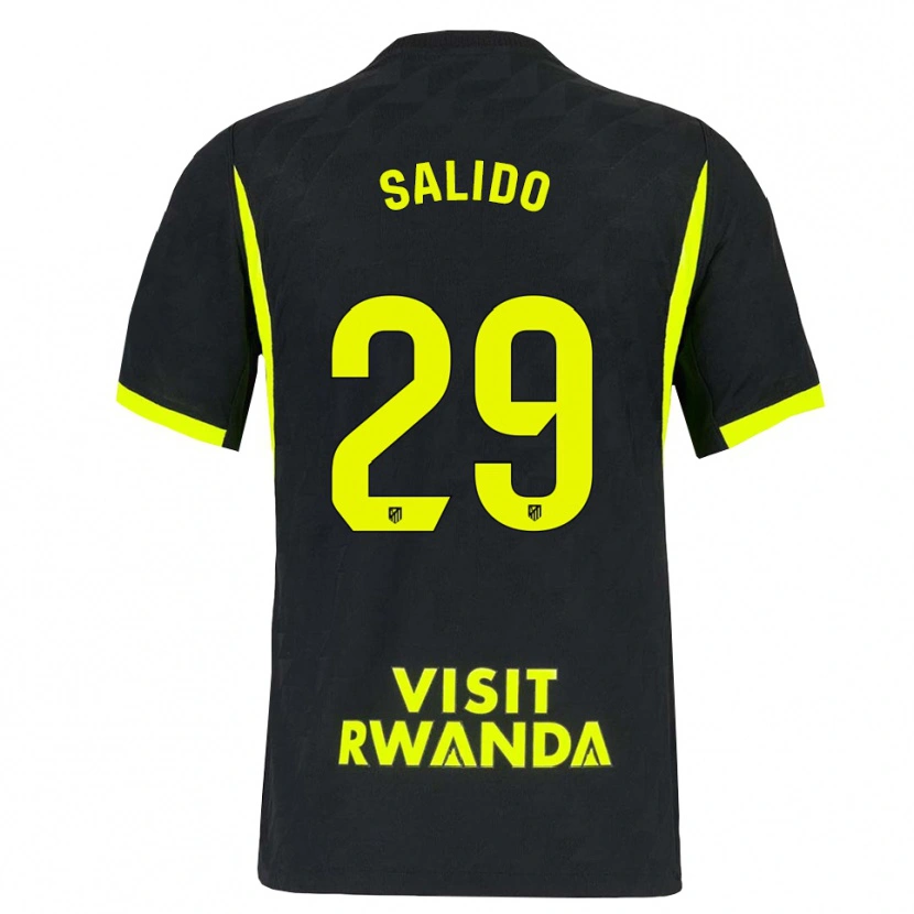 Danxen Män Alberto Salido #29 Ljusgrön Svart Bortatröja Matchtröjor 2026/27 Tröjor T-Tröja