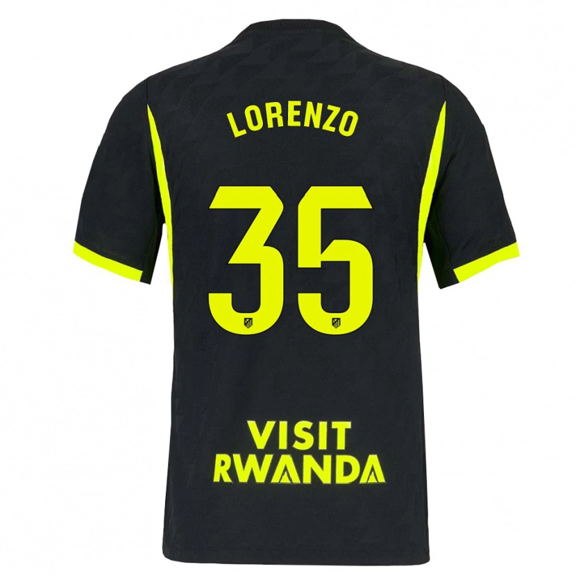 Danxen Män Diego Lorenzo #35 Ljusgrön Svart Bortatröja Matchtröjor 2026/27 Tröjor T-Tröja
