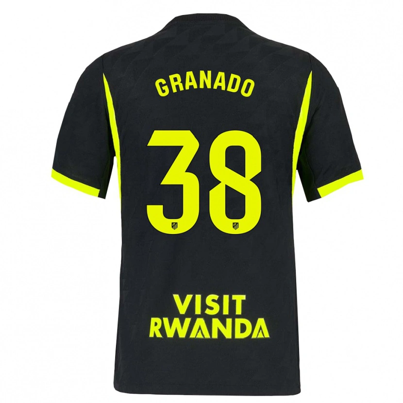 Danxen Män Adrian Granado #38 Ljusgrön Svart Bortatröja Matchtröjor 2026/27 Tröjor T-Tröja