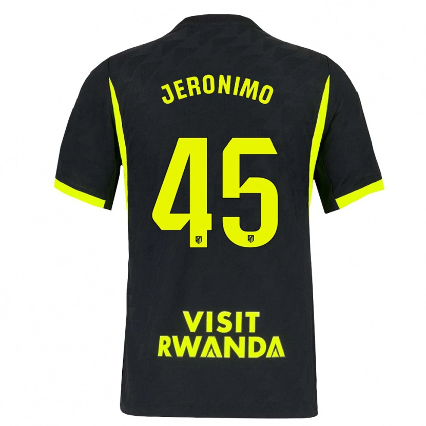 Danxen Män Isaiah Jeronimo #45 Ljusgrön Svart Bortatröja Matchtröjor 2026/27 Tröjor T-Tröja