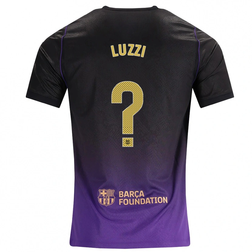 Danxen Män Fabian Luzzi #0 Lila Gul Svart Bortatröja Matchtröjor 2026/27 Tröjor T-Tröja