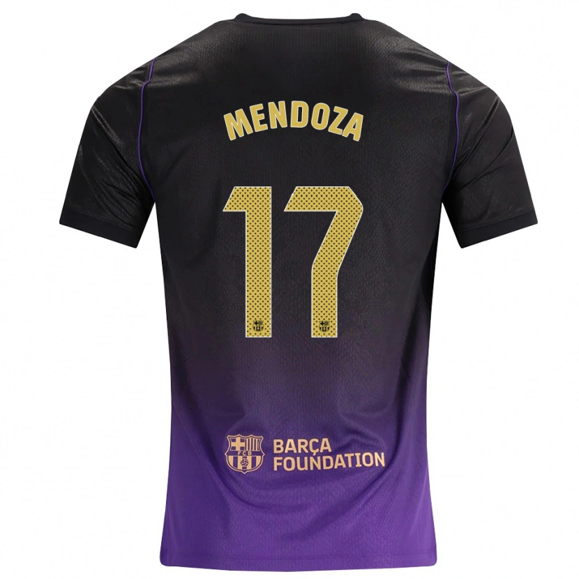 Danxen Män Byron Mendoza #17 Lila Gul Svart Bortatröja Matchtröjor 2026/27 Tröjor T-Tröja