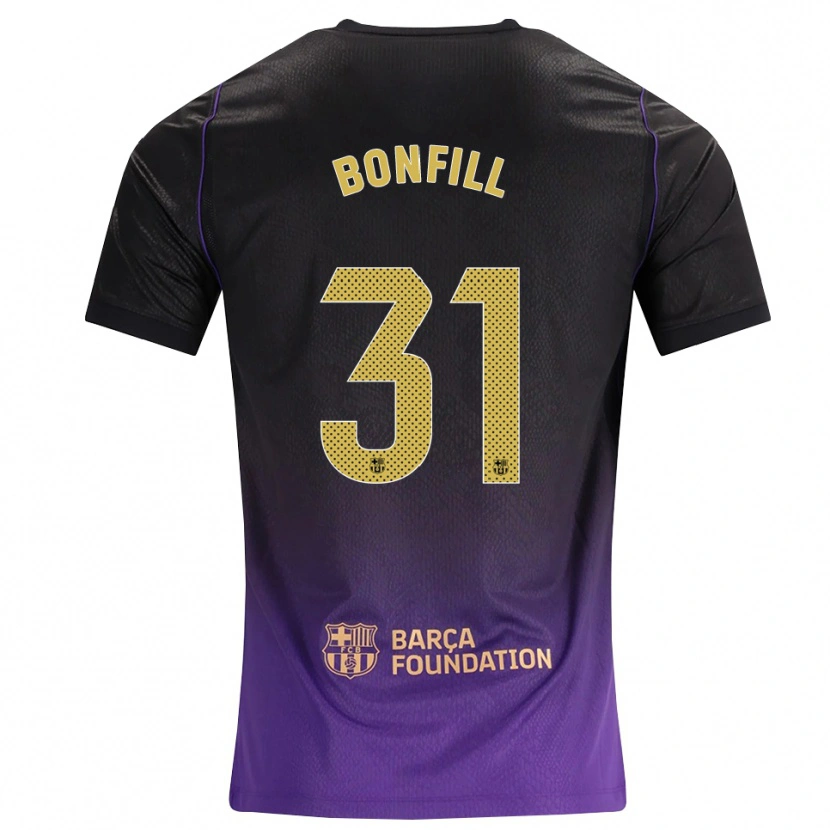 Danxen Män Max Bonfill #31 Lila Gul Svart Bortatröja Matchtröjor 2026/27 Tröjor T-Tröja