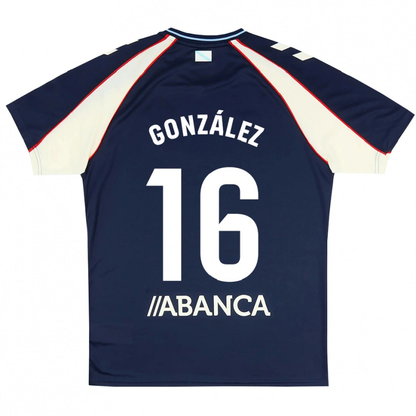 Danxen Män Hugo González #16 Kunglig Blå Röd Vit Bortatröja Matchtröjor 2026/27 Tröjor T-Tröja