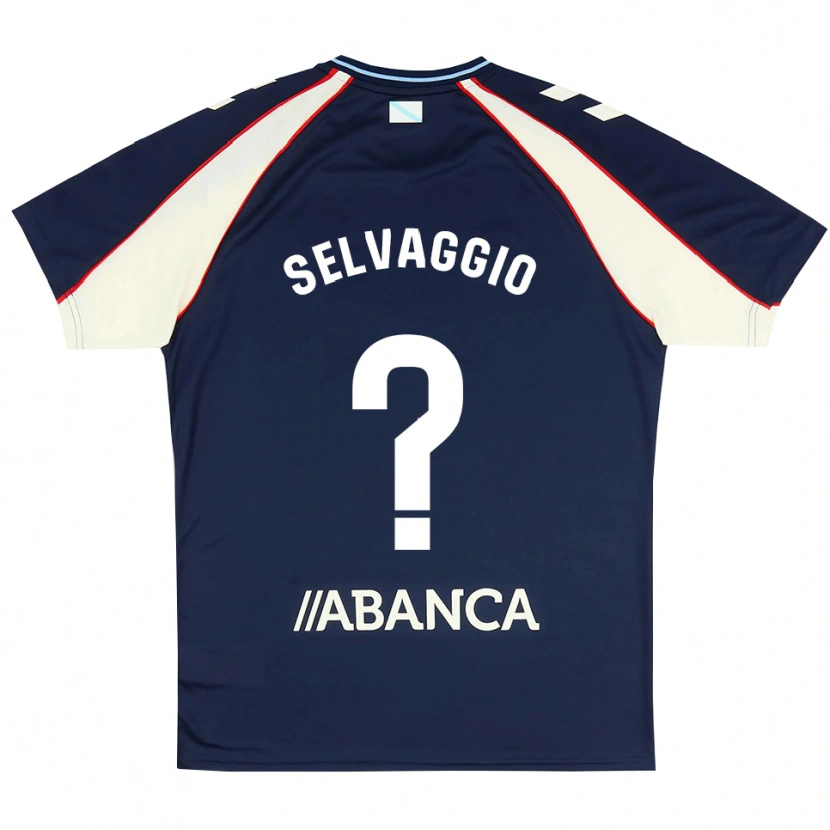 Danxen Män Nico Selvaggio #0 Kunglig Blå Röd Vit Bortatröja Matchtröjor 2026/27 Tröjor T-Tröja