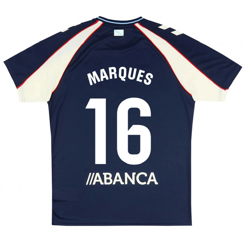 Danxen Män Jailson Marques Siqueira #16 Kunglig Blå Röd Vit Bortatröja Matchtröjor 2026/27 Tröjor T-Tröja