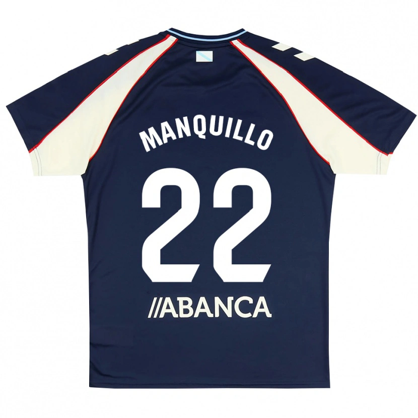 Danxen Män Javier Manquillo #22 Kunglig Blå Röd Vit Bortatröja Matchtröjor 2026/27 Tröjor T-Tröja