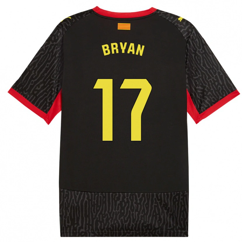 Danxen Män Bryan Gil #17 Svart Gul Röd Bortatröja Matchtröjor 2026/27 Tröjor T-Tröja
