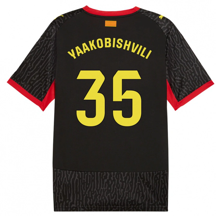 Danxen Män Antal Yaakobishvili #35 Svart Gul Röd Bortatröja Matchtröjor 2026/27 Tröjor T-Tröja