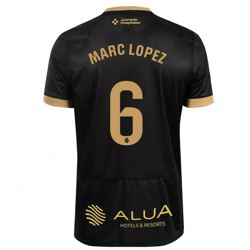 Danxen Män Marc López #6 Svart Sandbrun Vild Trä Bortatröja Matchtröjor 2026/27 Tröjor T-Tröja