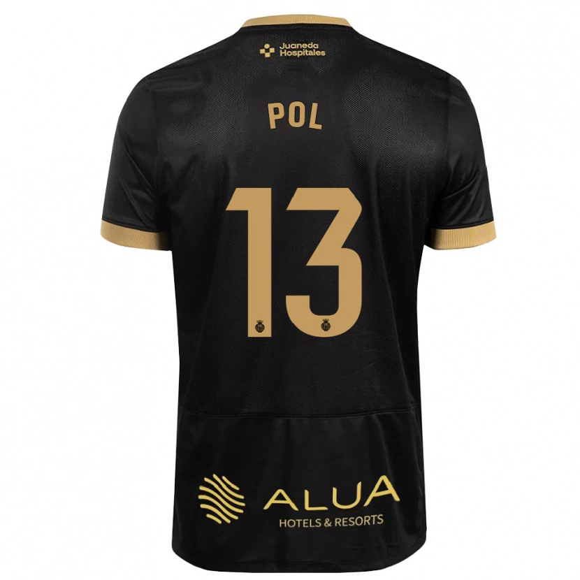 Danxen Män Joan Pol #13 Svart Sandbrun Vild Trä Bortatröja Matchtröjor 2026/27 Tröjor T-Tröja