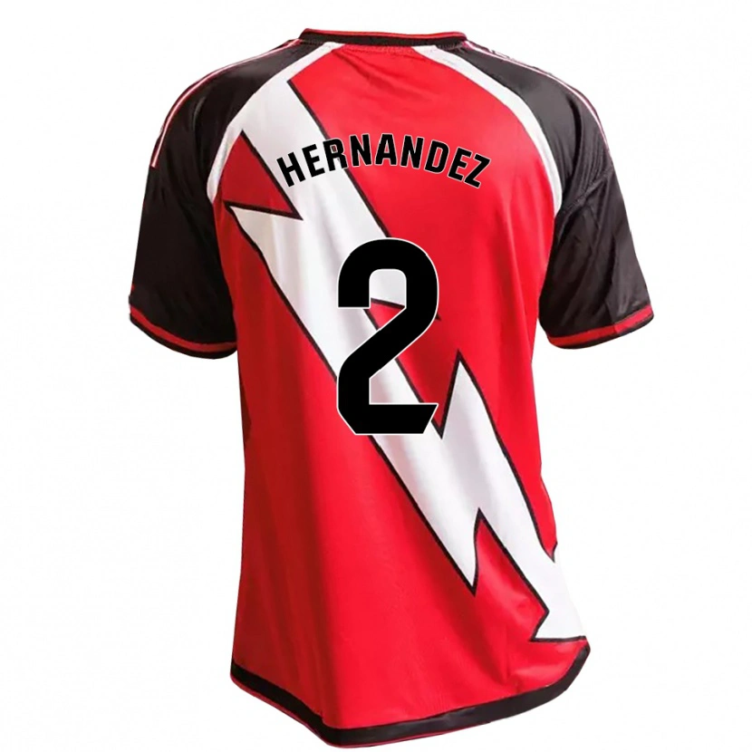 Danxen Män Marco Hernández #2 Röd Svart Vit Bortatröja Matchtröjor 2026/27 Tröjor T-Tröja