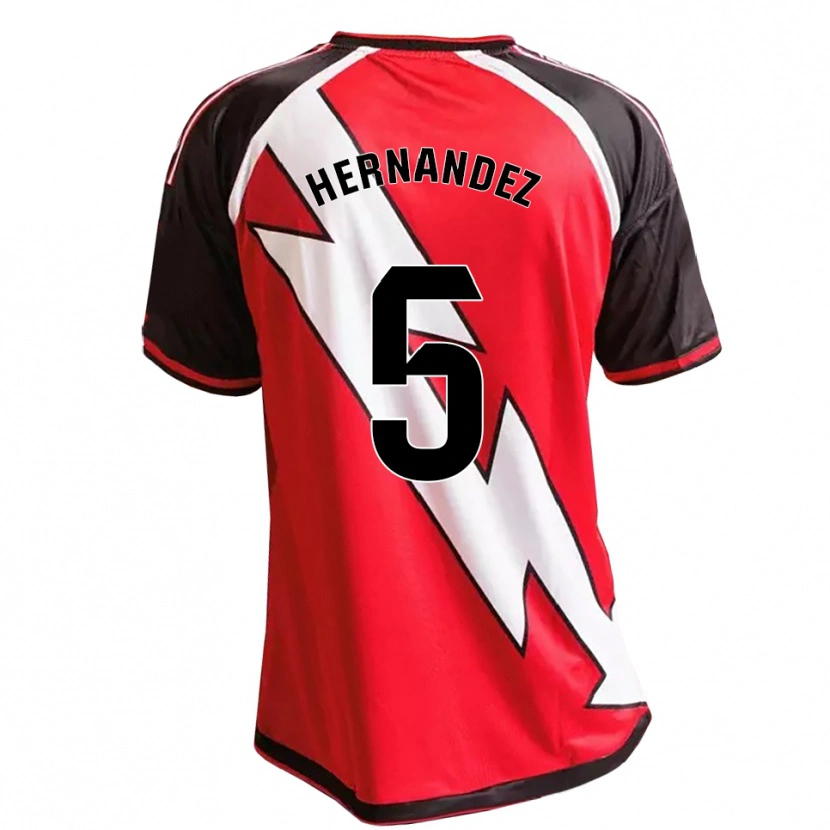 Danxen Män Aridane Hernández #5 Röd Svart Vit Bortatröja Matchtröjor 2026/27 Tröjor T-Tröja