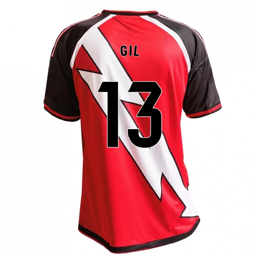 Danxen Män Juanpe Gil #13 Röd Svart Vit Bortatröja Matchtröjor 2026/27 Tröjor T-Tröja