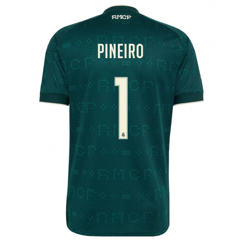Danxen Män Diego Pineiro #1 Mörk Skiffergrå Vit Bortatröja Matchtröjor 2026/27 Tröjor T-Tröja