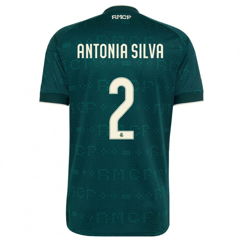 Danxen Män Antônia Silva #2 Mörk Skiffergrå Vit Bortatröja Matchtröjor 2026/27 Tröjor T-Tröja