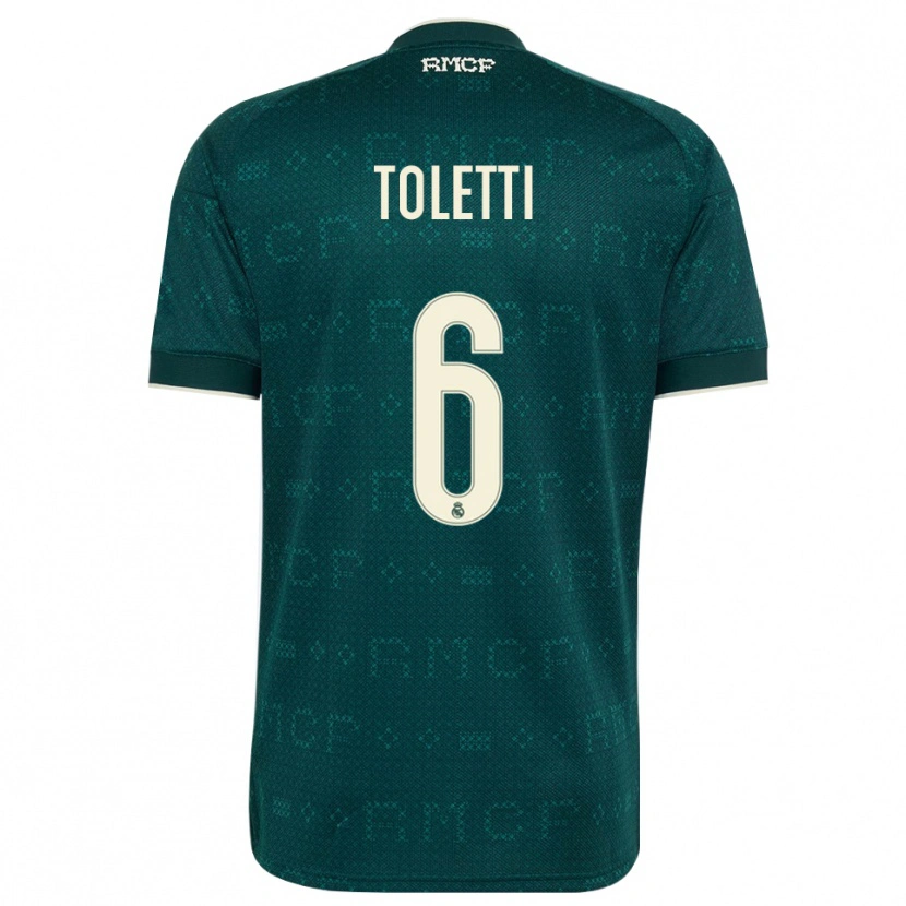 Danxen Män Sandie Toletti #6 Mörk Skiffergrå Vit Bortatröja Matchtröjor 2026/27 Tröjor T-Tröja
