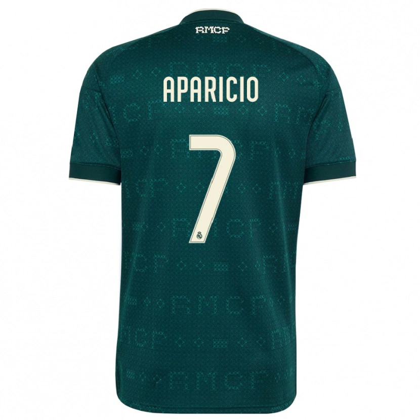 Danxen Män Esteban Aparicio #7 Mörk Skiffergrå Vit Bortatröja Matchtröjor 2026/27 Tröjor T-Tröja