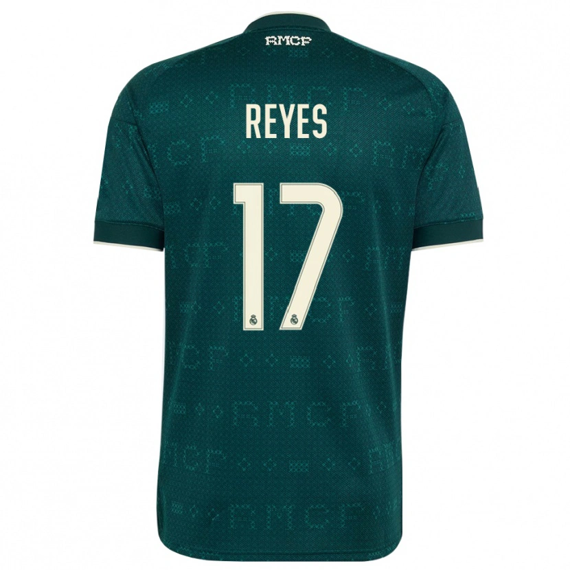 Danxen Män José Reyes #17 Mörk Skiffergrå Vit Bortatröja Matchtröjor 2026/27 Tröjor T-Tröja