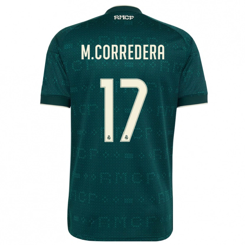 Danxen Män Marta Corredera #17 Mörk Skiffergrå Vit Bortatröja Matchtröjor 2026/27 Tröjor T-Tröja