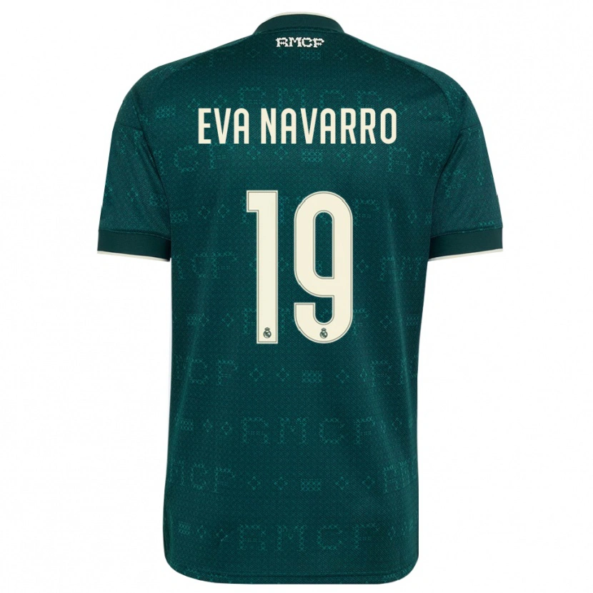Danxen Män Eva Navarro #19 Mörk Skiffergrå Vit Bortatröja Matchtröjor 2026/27 Tröjor T-Tröja
