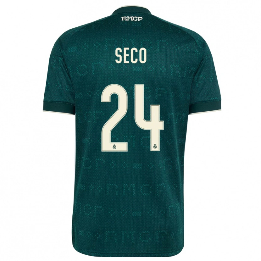Danxen Män Ferran Seco #24 Mörk Skiffergrå Vit Bortatröja Matchtröjor 2026/27 Tröjor T-Tröja