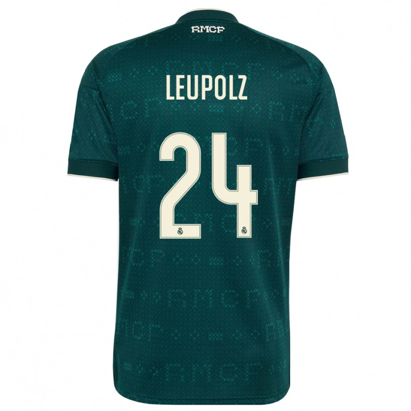 Danxen Män Melanie Leupolz #24 Mörk Skiffergrå Vit Bortatröja Matchtröjor 2026/27 Tröjor T-Tröja