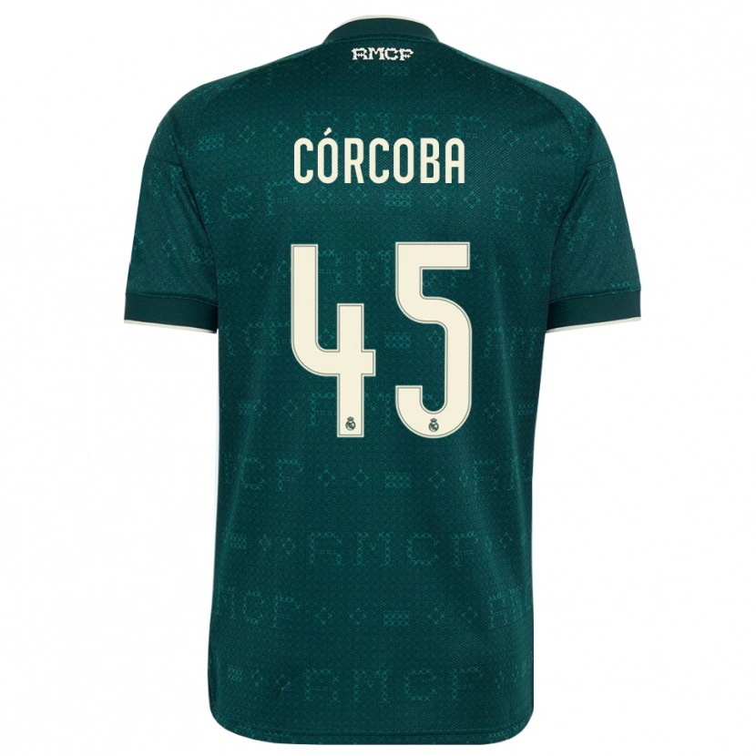 Danxen Män Andrés Córcoba #45 Mörk Skiffergrå Vit Bortatröja Matchtröjor 2026/27 Tröjor T-Tröja