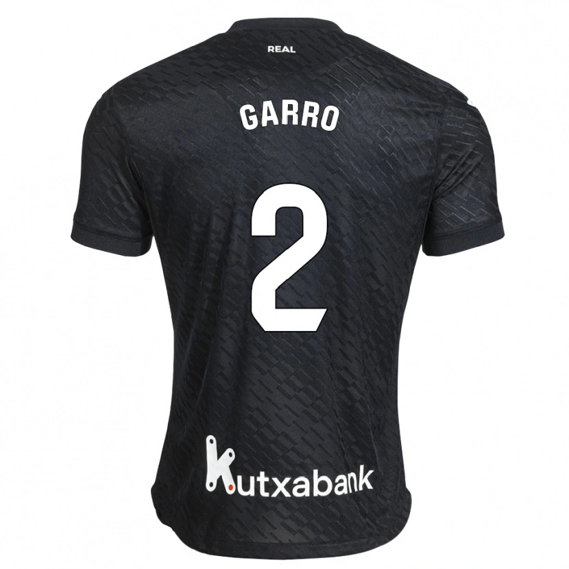 Danxen Män Jon Garro #2 Svart Vit Bortatröja Matchtröjor 2026/27 Tröjor T-Tröja