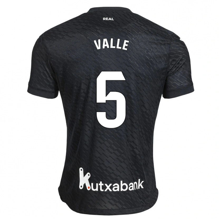 Danxen Män Maria Valle #5 Svart Vit Bortatröja Matchtröjor 2026/27 Tröjor T-Tröja