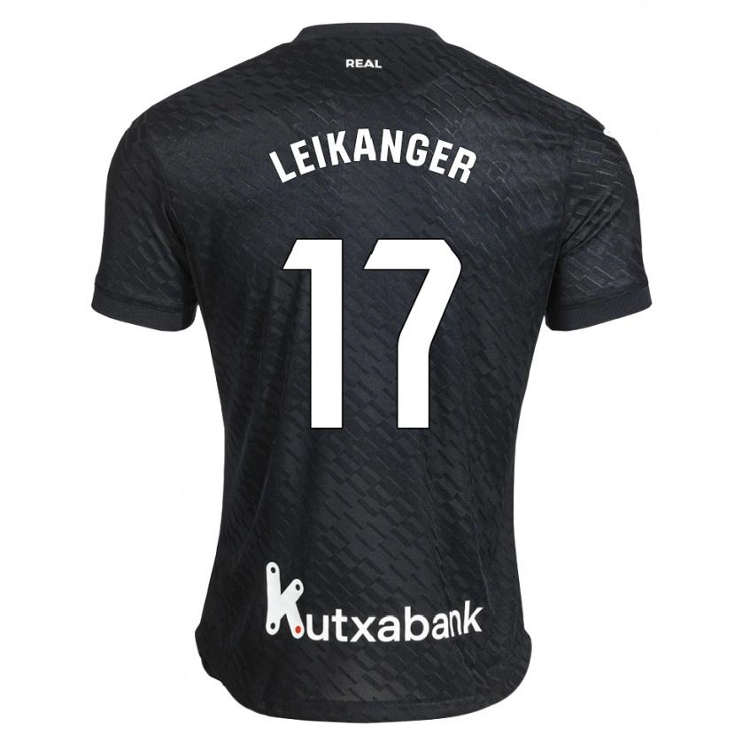 Danxen Män Thomas Leikanger #17 Svart Vit Bortatröja Matchtröjor 2026/27 Tröjor T-Tröja