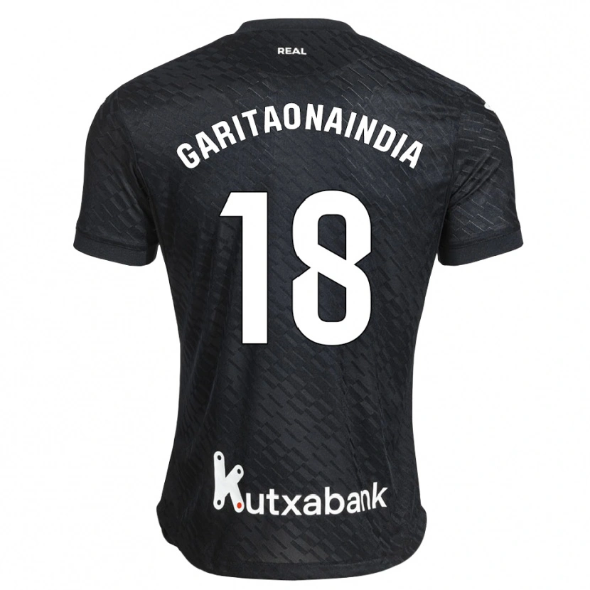 Danxen Män Hodei Garitaonaindia #18 Svart Vit Bortatröja Matchtröjor 2026/27 Tröjor T-Tröja