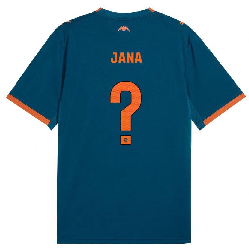 Danxen Män Jana Xin #0 Stålblå Orange Bortatröja Matchtröjor 2026/27 Tröjor T-Tröja