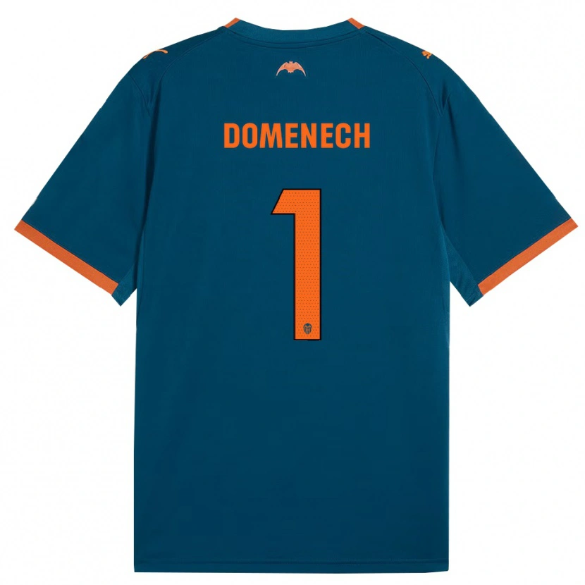 Danxen Män Jaume Domenech #1 Stålblå Orange Bortatröja Matchtröjor 2026/27 Tröjor T-Tröja