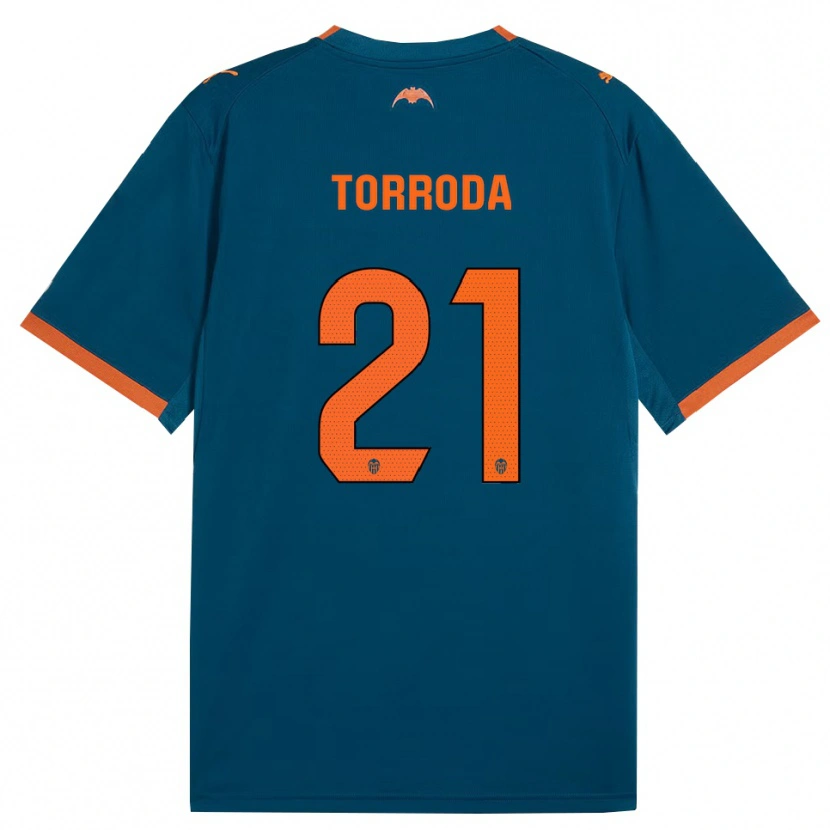 Danxen Män Anna Torroda #21 Stålblå Orange Bortatröja Matchtröjor 2026/27 Tröjor T-Tröja