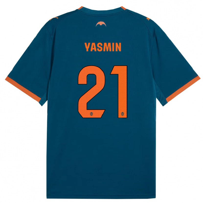 Danxen Män Yasmin Katie Mrabet Slack #21 Stålblå Orange Bortatröja Matchtröjor 2026/27 Tröjor T-Tröja