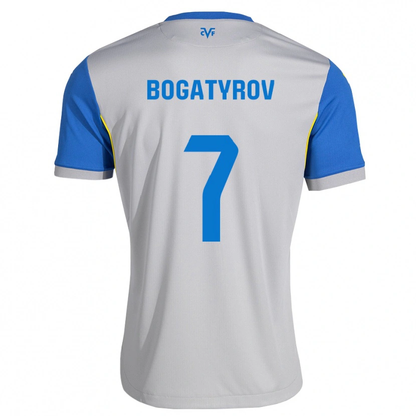 Danxen Män Vladyslav Bogatyrov #7 Dodger Blå Grå Bortatröja Matchtröjor 2026/27 Tröjor T-Tröja