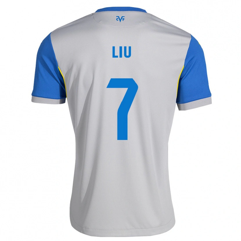 Danxen Män Kaiyuan Liu #7 Dodger Blå Grå Bortatröja Matchtröjor 2026/27 Tröjor T-Tröja