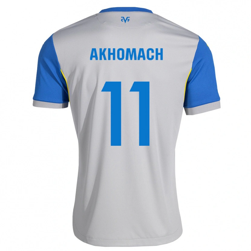 Danxen Män Ilias Akhomach #11 Dodger Blå Grå Bortatröja Matchtröjor 2026/27 Tröjor T-Tröja